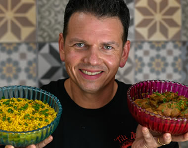 Tajine de Frango e Cuscuz Marroquino