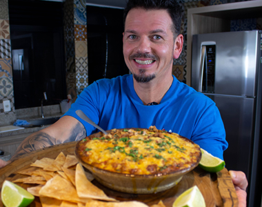 Chilli com Carne e Nachos